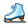 スケート靴 Emoji ⛸ image - Emojidex style