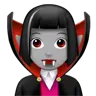 Woman Vampire: Medium-Light Skin Tone Emoji 🧛🏼‍♀️ image - Apple style