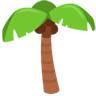Emoji pálmafa 🌴 image - Facebook Messenger (2016) style