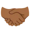Handshake: Medium-Dark Skin Tone Emoji 🤝🏾 image - Google Noto Color style