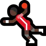 Person Playing Handball: Dark Skin Tone Emoji 🤾🏿 image - Microsoft Windows 10 Segoe UI Emoji style