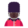 Guard: Dark Skin Tone Emoji 💂🏿 image - Microsoft Classic 2D style