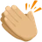 Clapping Hands: Medium-Light Skin Tone