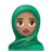 Woman With Headscarf: Medium Skin Tone