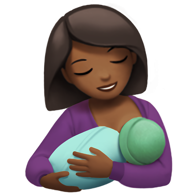 Breast-Feeding: Medium-Dark Skin Tone