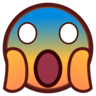Cara gritando de miedo Emoji 😱 image - Emojidex style