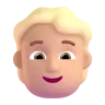 Person: Medium-Light Skin Tone Emoji 🧑🏼 image - Microsoft 3D Fluent style