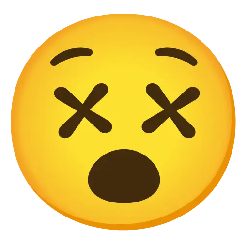 Face With Crossed-Out Eyes