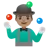 Man Juggling: Medium Skin Tone
