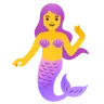 Mermaid Emoji 🧜‍♀️ image - Google Noto Color style