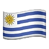 Flag: Uruguay Emoji 🇺🇾 image - Apple style