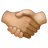 Handshake: Medium-Light Skin Tone, Medium Skin Tone