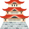 Japoński zamek Emoji 🏯 image - EmojiTwo style