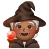 Mage: Medium-Dark Skin Tone Emoji 🧙🏾 image - Samsung style