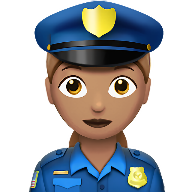 Woman Police Officer: Medium Skin Tone