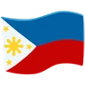 Flag: Philippines Emoji 🇵🇭 image - Facebook Messenger (2016) style