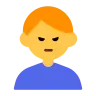 Man Pouting Emoji 🙎‍♂️ image - Tossface style