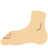 Foot: Medium-Light Skin Tone