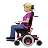 Woman In Motorized Wheelchair: Medium-Light Skin Tone