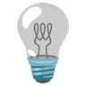 Light Bulb Emoji 💡 image - Google Noto Color Animated style