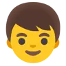男の子 Emoji 👦 image - Google Noto Color style