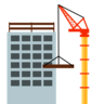 建筑工程 Emoji 🏗 image - Emojidex style