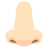 Nose: Light Skin Tone