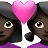 Couple With Heart: Woman, Woman, Dark Skin Tone