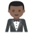 Person In Tuxedo: Dark Skin Tone