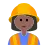 Woman Construction Worker: Medium-Dark Skin Tone