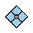 内側にドットがある菱形
