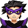 Supervillain: Light Skin Tone Emoji 🦹🏻 image - Apple style