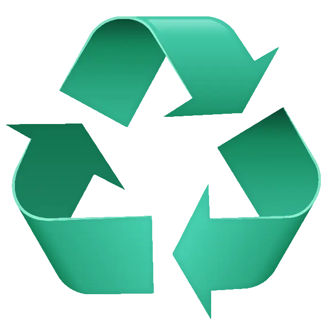 Símbolo de reciclagem universal preto