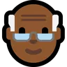 Old Man: Medium-Dark Skin Tone Emoji 👴🏾 image - Microsoft Windows 10 Segoe UI Emoji style
