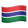 Flag: Gambia Emoji 🇬🇲 image - Apple style