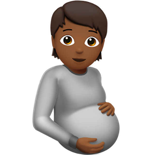 Pregnant Person: Medium-Dark Skin Tone