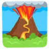 Vulcão Emoji 🌋 image - Facebook Messenger (2016) style