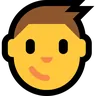 男の子 Emoji 👦 image - Microsoft Windows 10 Segoe UI Emoji style
