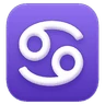 Cancer Emoji ♋ image - Huawei Harmony OS style