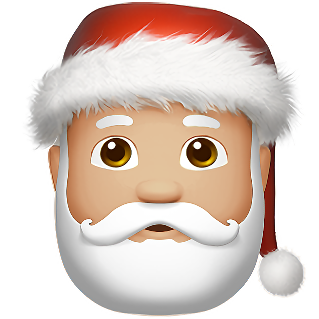 Santa Claus: Medium-Light Skin Tone