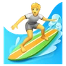 Tablista Emoji 🏄 image - Huawei Harmony OS style