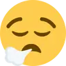 Face Exhaling Emoji 😮‍💨 image - Twitter / X (Twemoji) style