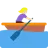 Woman Rowing Boat: Medium-Light Skin Tone