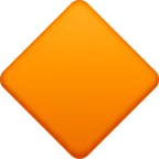 Diamante Laranja Grande