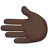 Leftwards Hand: Dark Skin Tone