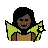 Woman Fairy: Dark Skin Tone