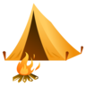 Acampamento Emoji 🏕 image - Emojidex style