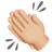 Clapping Hands: Medium-Light Skin Tone