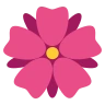 Rosetón Emoji 🏵 image - EmojiTwo style