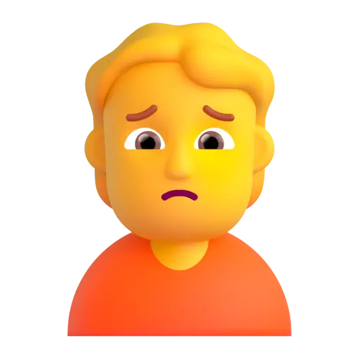 Person Frowning
